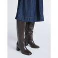 thumbnail image 2 of Free Assembly Women's Faux Leather Basketweave Texture Tall Boots, Sizes 6-11, 2 of 8