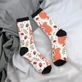 thumbnail image 5 of Daiia Squirrel And Print Crew Socks – Soft Breathable Long Socks for Men & Women, Moisture-Wicking & Comfortable Daily Wear Socks, One-Size Fits Most (US 5-11), 5 of 6