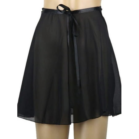 skirt ballet wrap dance adult gogo team dancewear sheer child