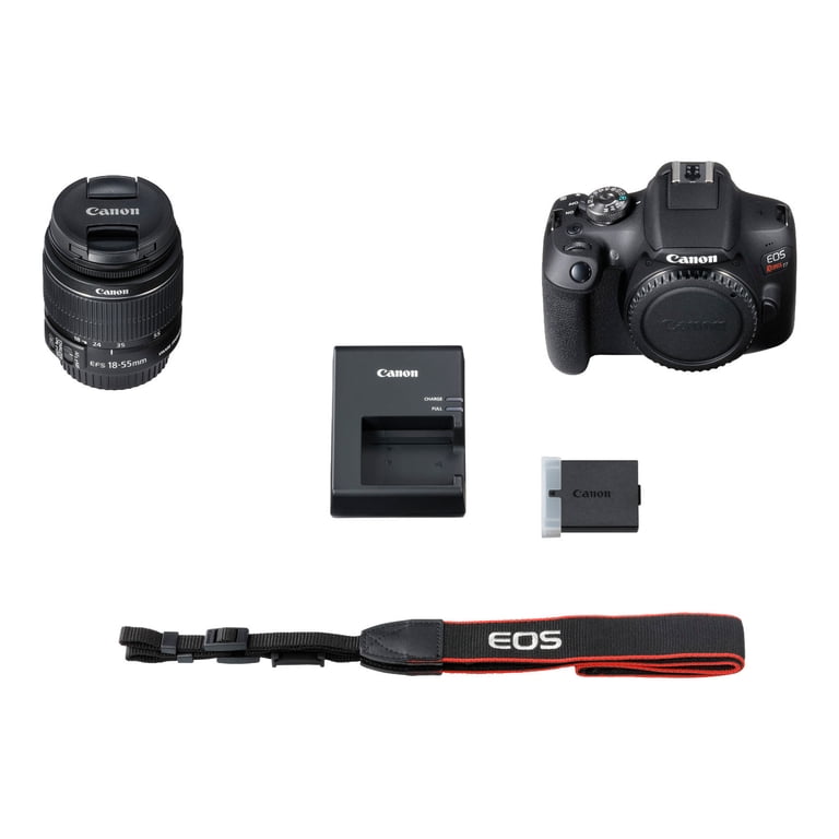 Canon USA EOS Rebel T7 with EF-S 18-55mm IS II Lens Kit and 128GB