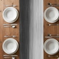 thumbnail image 6 of Grey Ombre Table Runner - 120 Inch Long, Kitchen Dining Table Runner Dresser Scarves, Modern Abstract Art Ocean Oil Painting Farmhouse Decor for Coffee Tables Wedding Party Banquet, 6 of 8
