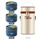 thumbnail image 5 of 4x Contenedor de Almuerzo Caliente para Alimentos,Contenedor de Almuerzo TéRmico de Acero Inoxidable Caja Bento TéRmica PortáTil Contenedor de Alimentos Azul B, 5 of 5