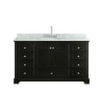 thumbnail image 5 of Wyndham Collection WCS202060SKGCMUNOMXX Deborah 60" Free Standing Single Vanity Set - Dark, 5 of 6