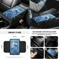 thumbnail image 7 of Yuyamidu Dolphin Front Back Car Seat Covers Full Set of 14 Blue Steering Wheel Cover Center Console Cover Seat Belt Cover Gear Shift Knob Cover Handbrake Cover Cup Holders, 7 of 7