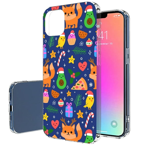 TalkingCase Slim Phone Case Compatible for Apple iPhone 14 Pro Max, Cute Xmas Print, Lightweight, Flexible, Soft, Printed in USA