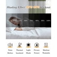 thumbnail image 5 of Sage Green White Striped Blackout Curtains for Bedroom/Living Room, Thermal Insulated Kitchen Curtains, Farmhouse Stripes Grommet Darkening Window Treatment Drapes 52"x84"x2, 5 of 8