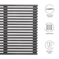 thumbnail image 5 of Modway Render Wall Mount Twin Headboard in Charcoal, 5 of 7