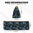 thumbnail image 2 of Rocae Cartoon Dinosaur for Leather Pencil Case - Zippered Pen Case Stationery Bag Zipper Pouch Pencil Holder For Men Women Businessmen And Artists, 2 of 5