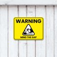 thumbnail image 5 of Classic Framed Plus Warning Mind The Gap Door or Wall Sign | Boats & Yachts Signage - Medium, 5 of 8