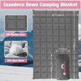thumbnail image 2 of Manta de Camping Easedeco Gris Oscuro Impermeable 620g Plumón de Pato, 2 of 9