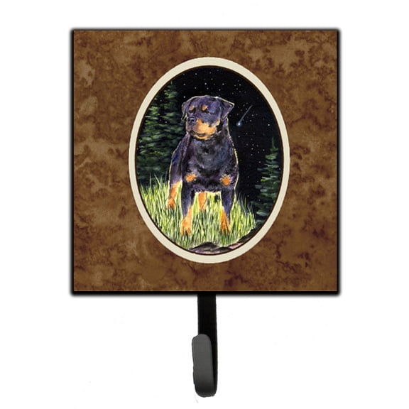 Carolines Treasures SS8475SH4 Starry Night Rottweiler Leash or Key Holder 7Hx4.25W multicolor