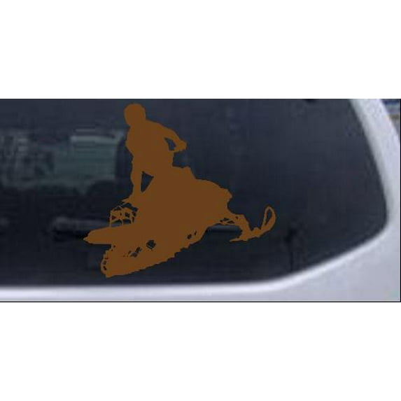 Snowmobile Trick Decal Car or Truck Window Decal Sticker