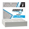 thumbnail image 1 of Aerostar Pleated Air Filter, MERV 8, 16x25x1, Pack of 6, 1 of 8