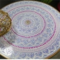 thumbnail image 3 of Natural Geo Table d'Appoint en Bois de Rose Ronde 18" - Blanc, 3 of 7