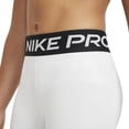 thumbnail image 4 of Nike Girl's NP Dri-Fit 3" Shorts L White, 4 of 5