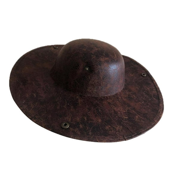 Faux Leather Pirate Hat Dress up for Cosplay Accessories Theme Party Masquerade