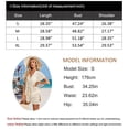 thumbnail image 7 of Swimsuit Cover Up for Women V-Neck Crochet Beach Cover Up Loose Bathing Suit Cover Up with Tassel Tied Shermie, 7 of 7