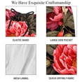 thumbnail image 4 of luoweisi Men's Beach Shorts Quick Dry Swim Trunks with Mesh Lining Peony XL, 4 of 5