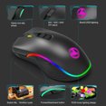 thumbnail image 4 of Yidarton T26 2.4G RGB Luminous Wireless Mouse TYPE-C Rechargeable Interface Seven-key Game Mouse, 4 of 12
