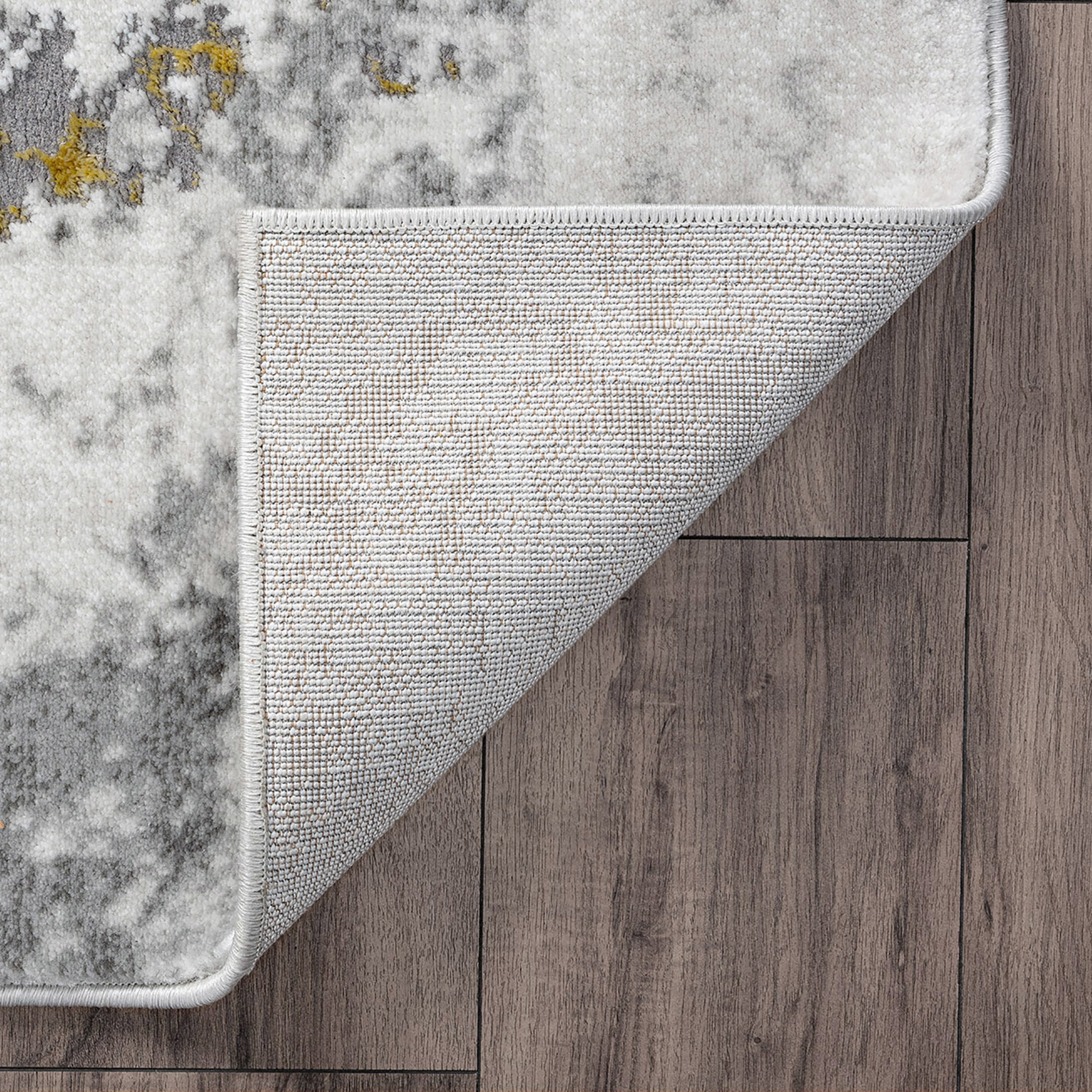 Bliss Rugs Modern Contemporary Abstract Area Rug, Indoor Rugs for Living Room, Dining Room, Bedroom | Beige, 5' x 8' (5'3''x7'3'')