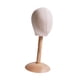 thumbnail image 2 of Modelo de cabeza de bebé con base de madera Soporte para sombreros Soporte para la cabeza Soporte para sombreros Exhibidor de sombreros Hogares Niños, 2 of 9