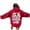 Blue, variant on Women's Letter Print Hoodies Long Sleeved Hoodie With Pockets Extra Long Sweatshirt