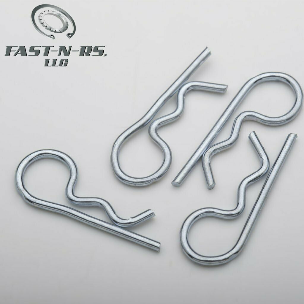 Pack of 200 pcs ZC Free Shipping USA Details about   Hitch Hair Pin Clip R Fit Shaft 3/8-1/2 