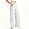 thumbnail image 7 of UAYOTSE Teen Girls Casual Pull On Pants High Rise Wide Leg with Pockets Everyday School Work Bottoms Autumn,Sizes 7-8 Years, 7 of 7