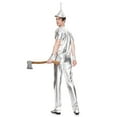 thumbnail image 3 of Music Legs Tin Man Costume for Men with Wet Look Silver Top, M, 3 of 3