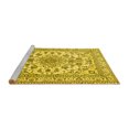 thumbnail image 2 of Ahgly Company Machine Washable Indoor Rectangle Medallion Yellow Traditional Area Rugs, 8' x 10', 2 of 4