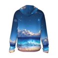 thumbnail image 2 of Picia Starry Night Ocean View Women's Men's UPF 50+ Sun Protection Hoodie Shirt Long Sleeve SPF Fishing Outdoor UV Hiking Lightweight Shirts-XX-Large, 2 of 9
