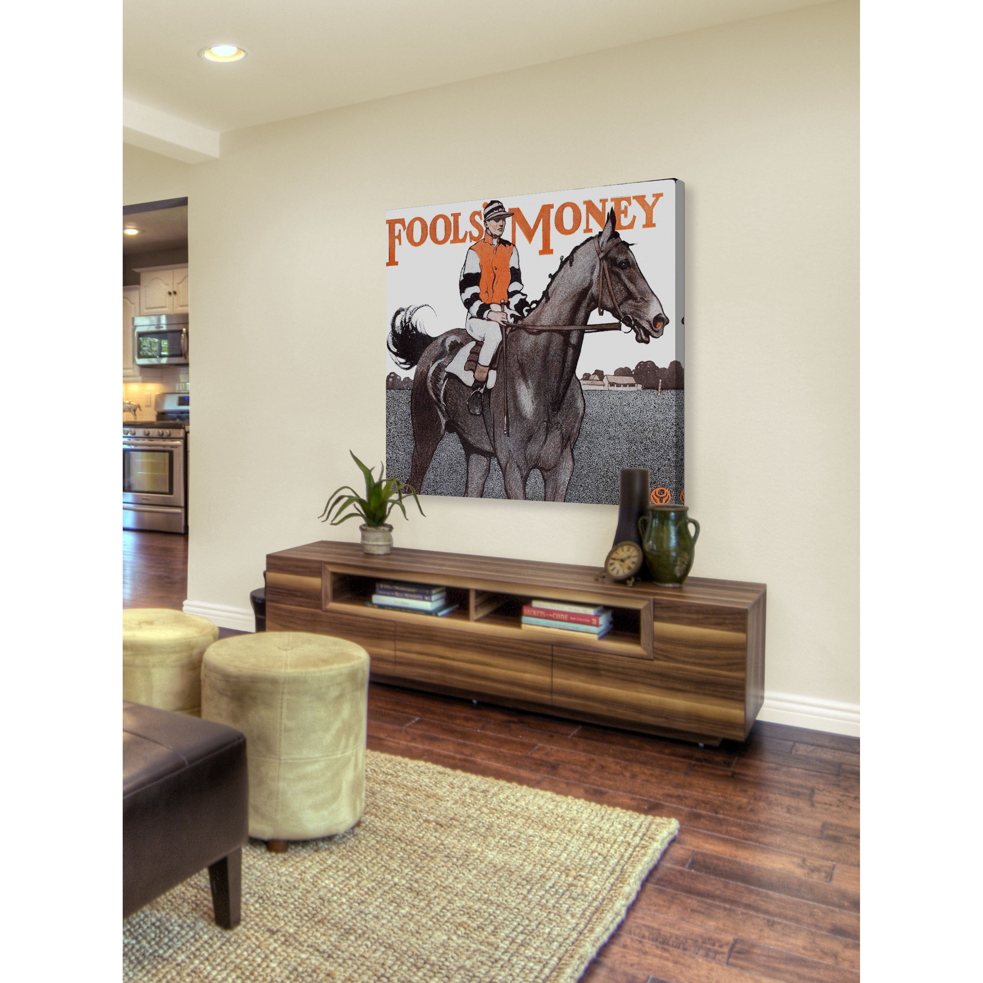 Marmont Hill Fools Money by Edward Penfield Painting Print on Canvas