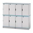 thumbnail image 2 of Stacking Lockable Lockers -  Double Stack - Coastal Blue, 2 of 6