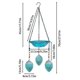 thumbnail image 3 of Hanging Bird Feeder Birdbath For Garden Outdoor Decor, 3 of 5