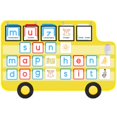 thumbnail image 1 of Autobús escolar Pocket Chart ALSLEA Classroom con 8 bolsillos, color amarillo, 1 of 8