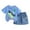B0769-Blue, variant on NIEWTR Baby Boy Short Outfits Summer Toddler Boy Elastic Shorts Dinosaur Short Sleeve T-shirt 2 Pcs Summer Boy Short Set Summer Pjs 5t 6t Children's Day Gift 2PCS Set ,4-5 Years