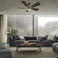 thumbnail image 4 of Trifecte 52" 5 Blades Smart Ceiling Fan with Remote and LED Light Kit for Bedroom Living Office, 4 of 9