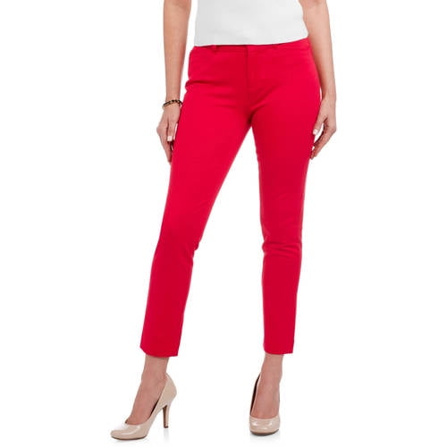 Women's Bi-Stretch Pants with Pockets - Walmart.com