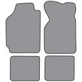 thumbnail image 1 of 1989-1995 Plymouth Acclaim Floor Mat 4pc (DO763F FM18R) 8022 Blue Cutpile with Logo #243 Plymouth in 1855 Beige Thread, 1 of 4