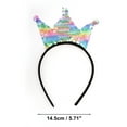 thumbnail image 3 of Unique Bargains 1 Pc Fashion Crown Sequins Headband for Women for Girls Pink Assorted Color, 3 of 6
