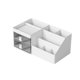 thumbnail image 1 of Organizador de maquillaje de plástico con cajones - 8 compartimentos, diseño transparente - para tocador/baño, almacenamiento de cosméticos, idea de regalo, 1 of 8