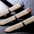 12 14 16 18 20 21 22mm Genuine Leather Watchband Soft Material Watch