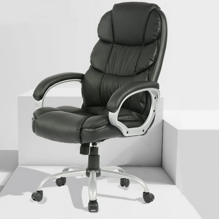 Office Desk Chair Ergonomic Swivel Executive Adjustable Task Computer Chair High Back Office Desk Chair With Back Support In Home (Best Executive Chair With Lumbar Support)