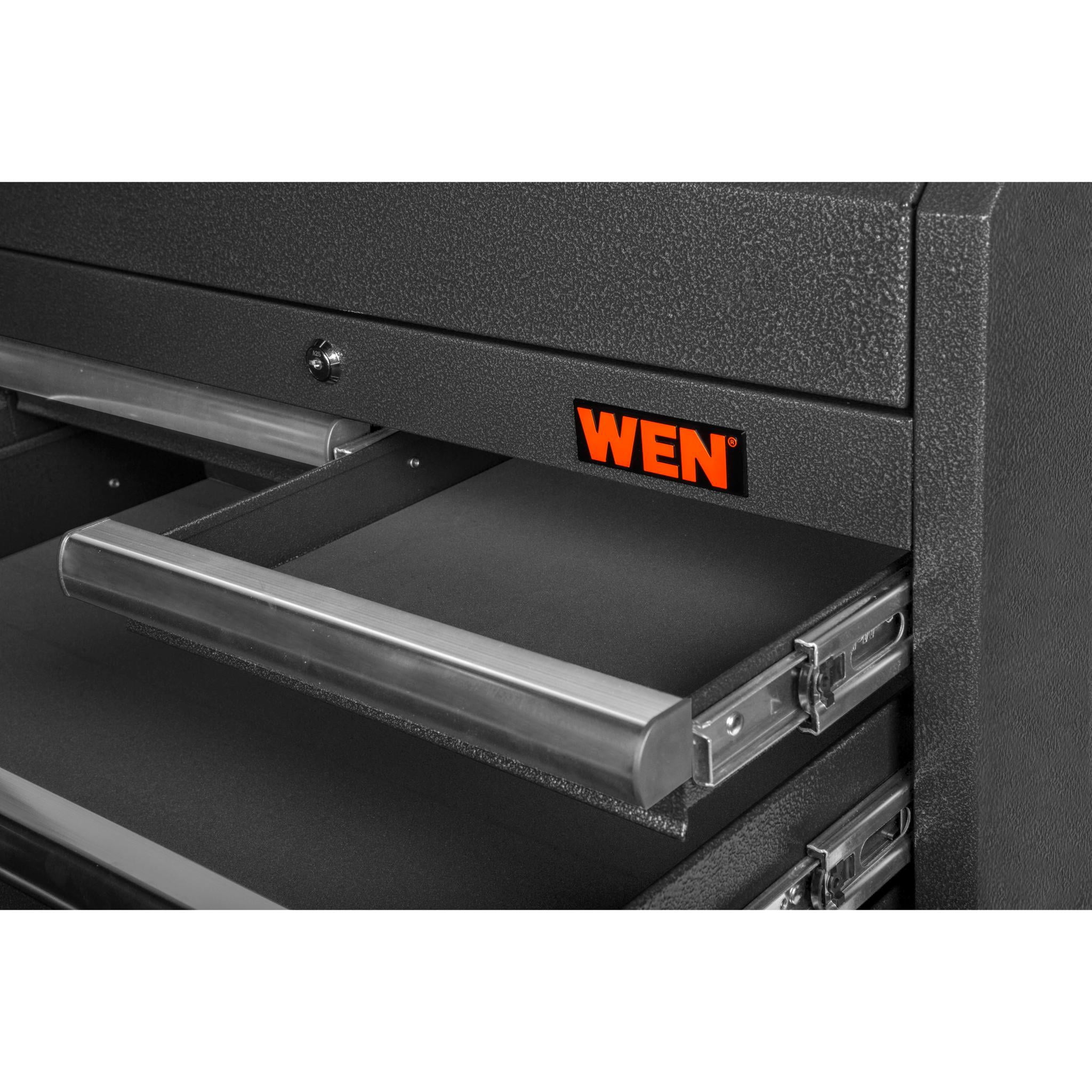 WEN 26-Inch Premium Tool Chest with Heavy Duty 21-Gauge Powder-Coated Steel Construction (GG261T)