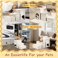 thumbnail image 3 of Tolobeve 3 Step Dog Stairs with Storage for High Bed 17.5'' H, Foldable Pet Stair for Small Medium or Large Dogs, 3 of 6