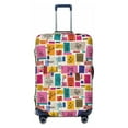 thumbnail image 2 of Goofa Cute Doodles Pattern Luggage Covers For Suitcase,Suitcase Cover Protector Fit 18-32 Inch Luggage-Small, 2 of 9