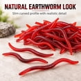 Simulation Earthworm Soft Fishing Lures Shrimp Scented Artificial Worm ...