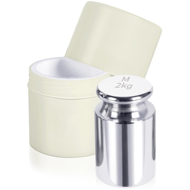 Pesas de calibración QP 2000g OIML clase M1 de acero inoxidable