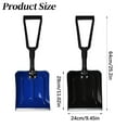 thumbnail image 5 of Foldable Blue Winter Snow Shovel with Detachable Installation, Thickened Enlarged Snow Push Shovel Set, Lightweight Car-Mounted Snow Removal Tool for Driveways, Sidewalks, Garage Storage，25.2in, 5 of 5
