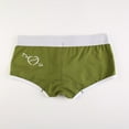 thumbnail image 3 of Vedolay Plus Size Panties Men's Panties Fashion Low Rise Colored Briefs Sports Underwears,Army Green L, 3 of 4